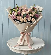Букет цветов из:  Розы и Лизиантусы в Чонтауле