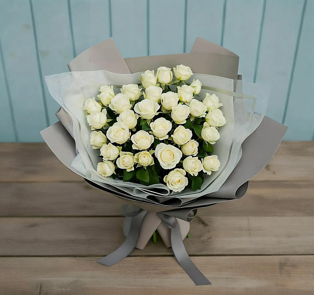 Букет Белоснежная нежность в Чонтауле