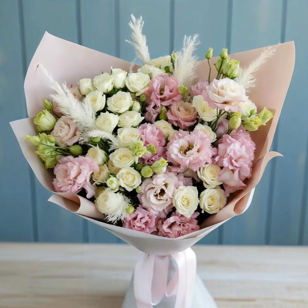 Букет цветов из: Альстромерии и Розы в Чонтауле