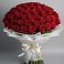 Букет 101 Красная роза Блэк Мэджик в Чонтауле
