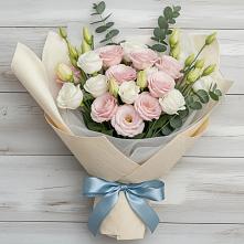 Букет цветов из:  Лизиантусы в Чонтауле