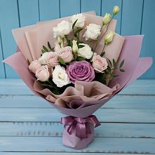 Букет цветов из:  Розы и Лизиантусы в Чонтауле