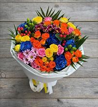 Букет цветов из:  Розы и Хризантемы #REPLACE_PRED# Чонтауле