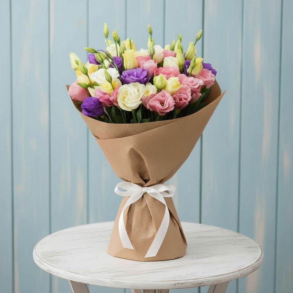 Букет цветов из: Лизиантусы в Чонтауле