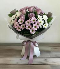 Букет цветов из:  Хризантемы и Розы в Чонтауле