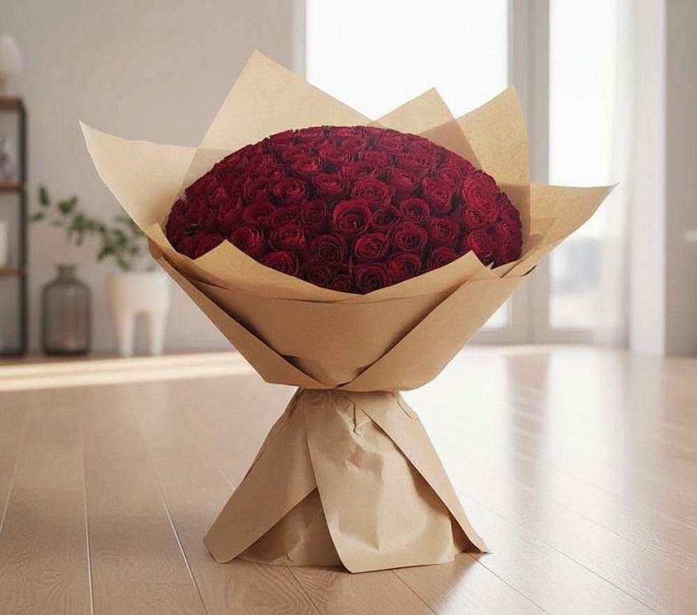Букет 101 Красная роза в Чонтауле