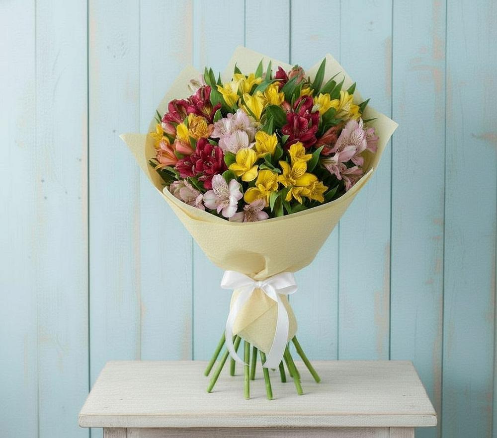 Букет цветов из: Альстромерии в Чонтауле