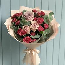Букет цветов из:  Гвоздики и Розы #REPLACE_PRED# Чонтауле