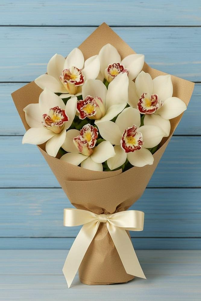 Букет цветов из: Орхидеи и Розы в Чонтауле